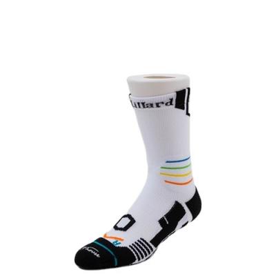 China New Style Breathable Colorful Mens Recreational Sports Padded Running Basketball Socks for sale