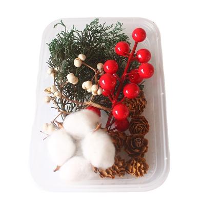 China Decoration Flower Natural Christmas Dried Flower Arrangements Natural Mixed Random Dried Flower For Diy Epoxy Resin Craft Nail Art Materials for sale