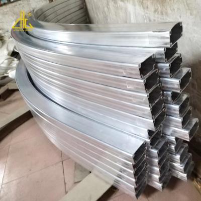 China Building Curved Profiles Aluminum Tube , Anodized Item Bendable Aluminum Profile Turkey for sale