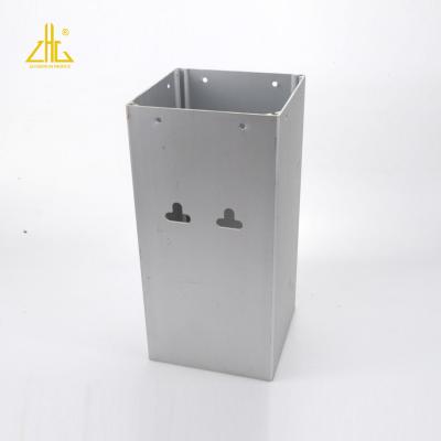 China Customized Electronic Or Industry Aluminum CNC Housing Profile Case With Punch Tapping Machining for sale