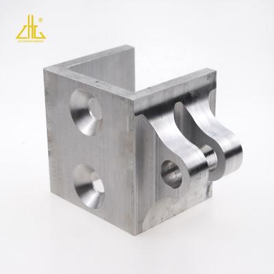 China High Hardness OEM High Precision Industrial Machine Accessories Extrusion CNC Aluminum Profile With Drilling Punch Tapping for sale