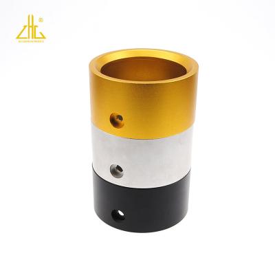 China Zhonglian CNC Aluminum Anodizing Aluminum Machining Parts / Round Aluminum Tube Connectors for sale