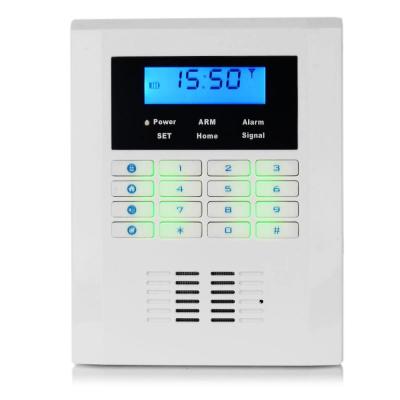 China Wired / Wireless Security Screen Start Key Management Alarm System With Contact ID Protocol for sale