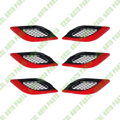 China For Maserati Quattroporte Red Left Right Side Fender Air Outlet Vent Cover Strip Kit OEM 670013529 670013530 for sale