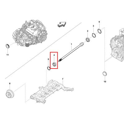 Cina Per Lamborghini Gallardo Huracan Per Audi R8 Motore Cardan Propeller Propeller Ball Bearing OEM 086311430A in vendita