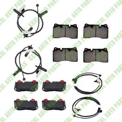 China For Aston Martin BD9 Fraont & Rear Brake Pad Kit + Free Sensor OEM 7G43-2C562-AA 7G43-2D007-AA for sale