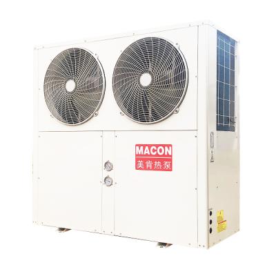 China Outdoor two stage heat pump 75 degree hot spring water to air heat pump for sale