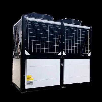 China Low temperature 150KW outdoor commercial evi heat pump inverter air to water heat pump for -35C for sale