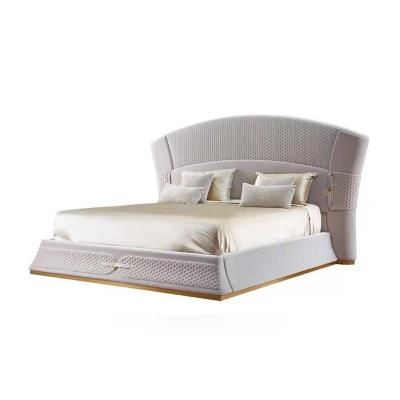 China Modern Royal Italy Design New Luxury Modern Bedroom Furniture King Size Bed for sale