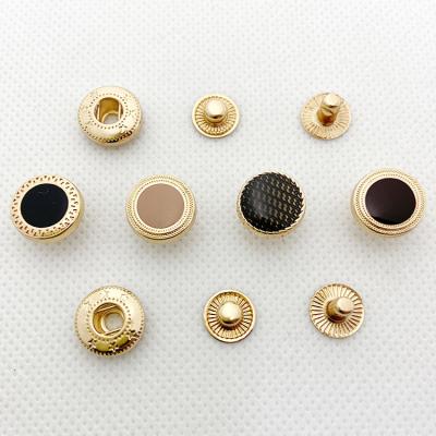 China Washable Fashion Button Design Making Custom Brand Logo Clothing Snap Button for sale