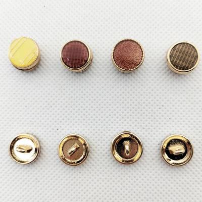 China Wholesale Cheap Custom Wear Washable Designer Buttons For Jeans Denim Logo Embossed Custom Metal Buttons for sale