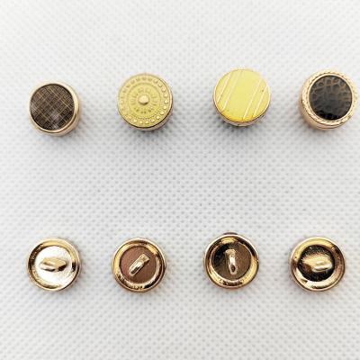 China Custom Print Washable Factory Price Logo Metal Snaps Press Button For Apparel for sale