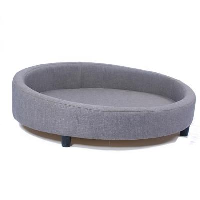 China Modern Breathable Pet Bed Soft Dog Bed Sofa Cover With Legs Pet Round Bed for sale