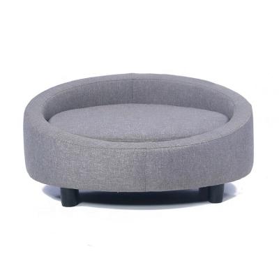 China Viable Pet Shop Hot-selling Factory Three Size Set Wholesale Custom Pet Nest Cat Dog Bed Sofa for sale