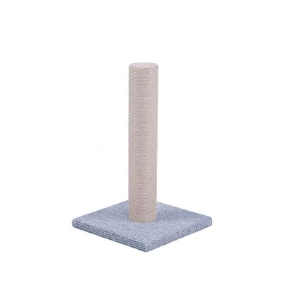 China Wholesale Customized Viable Single Cat Toys Strong Cat Scratcher Sisal Small Cat Scratching Post for sale