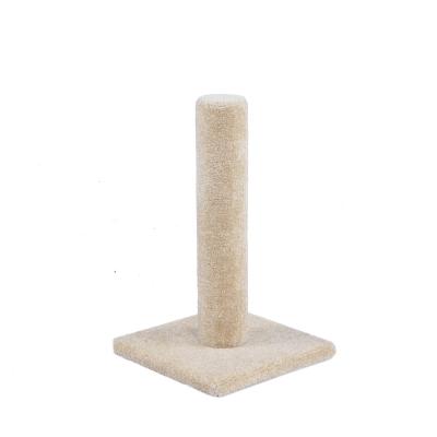 China Anji Factory Supplier Cat Single Furniture Mat Viable Fabric Cat Scratching Post Scratcher Post for sale