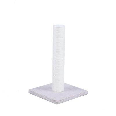 China Wholesale Customized Pet Cat Scratcher Single Post Cat Toys Strong Cat Scratcher Sisal Plant Viable Small for sale