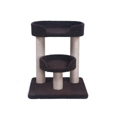 China OEM Rascador Gato Cat Tree Carpet Small Cat Viable Tree for Cat Fun for sale