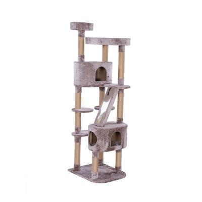 China High Quality Tower Cat Tree Condo Climb Cat Tree Tower Sisal Cat Viable Hot Sale Large for sale