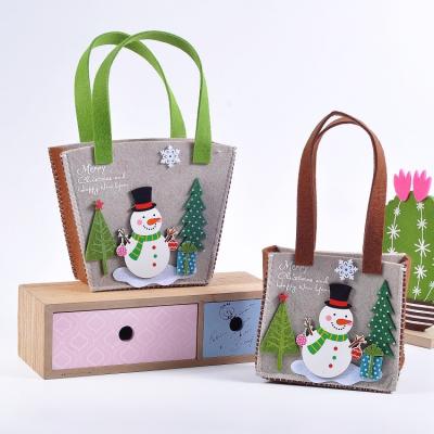 China Lovely Cute Custom Festival Decoration Baubles Candy Bag Christmas Tree Storage Bag For Gift for sale