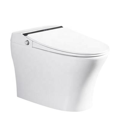 China Western Cheap Donkey Automatic Flush Smart Automatic Flush Cleaner Bidet Smart Home Wc Home Operation F8368G Bathroom Toilet for sale