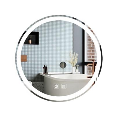 China Hot Magnifying World Selling Smart And Bright Wall Mounted Warm White Color Touch Screen Senor LED Mirror For Bathroom for sale