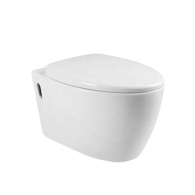 China European Bathroom Factory Porcelain Cistern Sanitary Piece Ceramic Toilet Hidden Wc Wall Mounted Toilet for sale