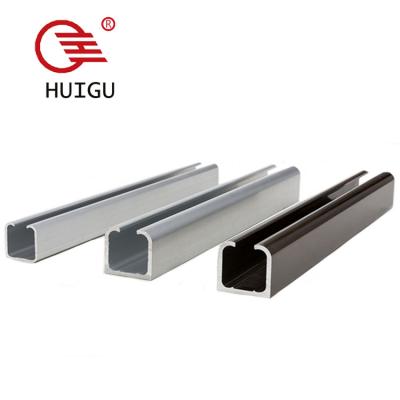 China Modern simple sliding door aluminum profile, sliding door roller door track, sliding door track for sale