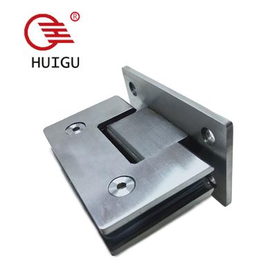 China Modern Glass To Wall Shower Hinge Bathroom Clip 90 Degree Door Sanding Glass Clip for sale