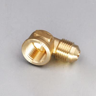 China Water Diesel Fuel Thread X Flare Elbow Fitting Male Female Brass Gas Tubing Fittings for sale