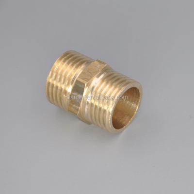 China Male Hex Wire Water Forged Equal Brass Nipple for sale