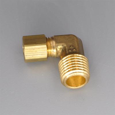 China Brass Connection Brass Squeeze Tube Fitting Union With Ferrule for sale