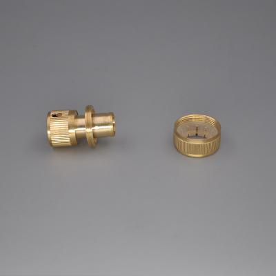 China Garden Tools Brass Quick Connector Garden Watering Accessories Sink Hose Connector End 3/4