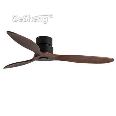 China Modern Nordic Best Wooden Blade Energy Saving DC Motor Fancy 3 Forward And Reverse Mounted Decorative Ceiling Fan for sale