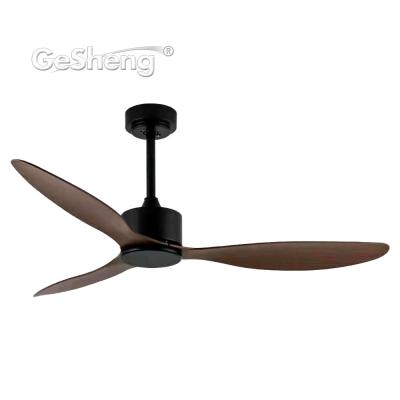 China Modern simple decorative remote control air cooling ceiline fan AC ceiling fan ABS 3 blades ceilling fan for sale