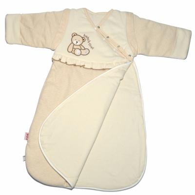 China Antibacterial 100% Organic Cotton Baby Sleeping Bag GOTS Certified for sale