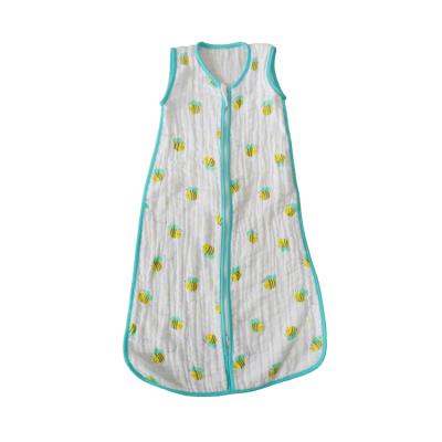 China Muslin Baby Sleep Sack Antibacterial Bamboo Prewashed Wearable Blanket For Babies for sale