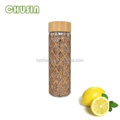 China Double 4. 5L sustainable glass with hollow cork design for sale