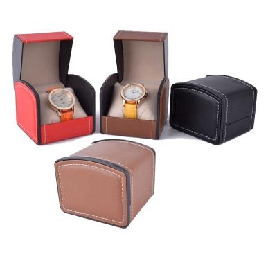 China Cheap simple professional custom logo custom logo gift wholesale men's foam insert packaging luxury watch box for sale