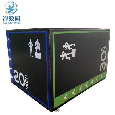 China Plyometric Physical Training Box For Jump Training Soft Foam Plyo Jumping Box for sale