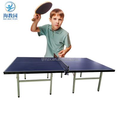 China Official Indoor Steel Tube Metal Frame Steel Tube Metal Training Table Tennis Table Tennis Table Waterproof Sports Activities MDF Table Tennis Table for sale