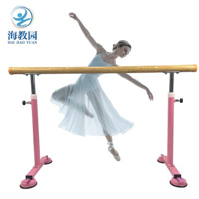 China Indoor and outdoor dance training manufacturer supply adjustable suction cup protable horizontal dance bar for sale