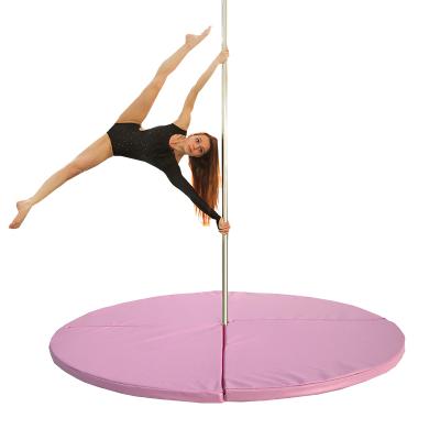 China Dance Shaping Portable Stripper Pole Dance Safety Mat Folding PVC Pole Dance Floor Mat for sale