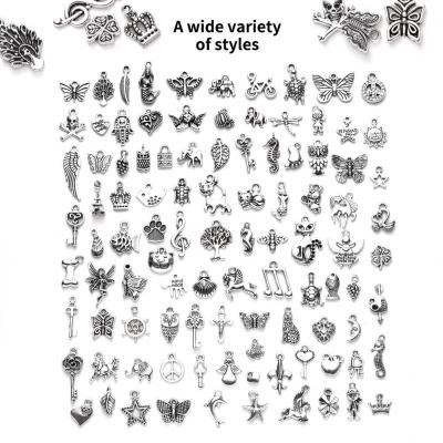 China Jewelry Making Sale By Bulk 100pcs/bag Diy Jewelry Making Set Silver Necklace Jewelry Accessories Women Jewelry Sets for sale