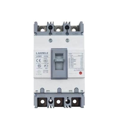 China Silver Manufacturer Price 100amp Mccb Abe Mccb 1p 2-3p 2-3-4p Three Phase Contact With Breaking Capacity 25ka Mccb for sale