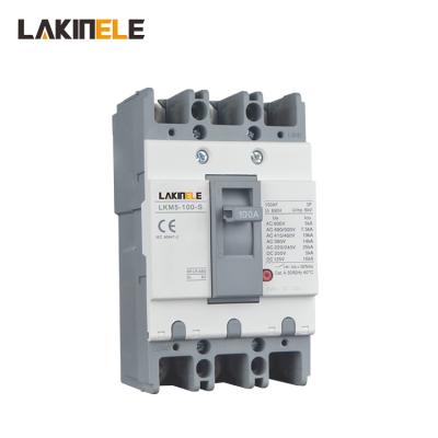 China Professional 100A 2p / 3p Circuit Breaker Electric AC MCCB Silver Contact 50A for sale