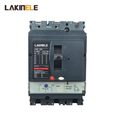 China Silver Electrical Contact LV429636 NSX100F TM25D 3P 3D 25A 690V mccb Circuit Breaker for sale