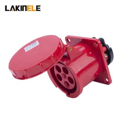 China Lakinele LK-335 63A 125A Industrial Direct Skin Socket High Quality IP67 Socket for sale