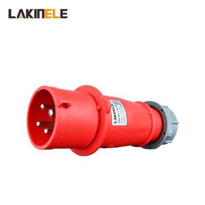 China LAKINELE industrial series hot selling industrial sockets with lowest price 16amp32amp5poles nylon in China for sale