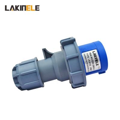 China 3Pole4Pole Industrial Waterproof Industrial Socket LK-0132 16A32A With IEC60947-2 Certificate for sale